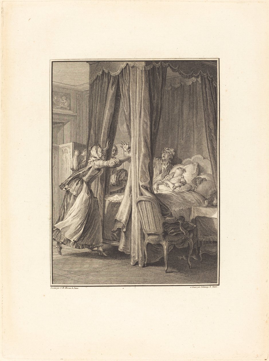 A morte de Julie de Robert Delaunay after Jean Michel Moreau