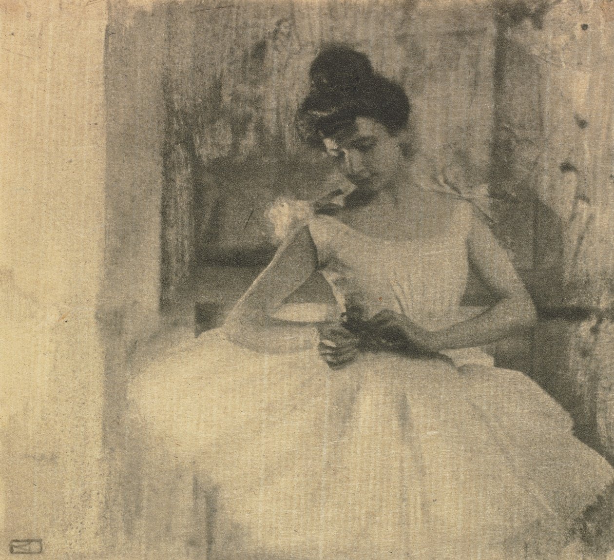 Trabalho de câmera: Bastidores, 1906. de Robert Demachy