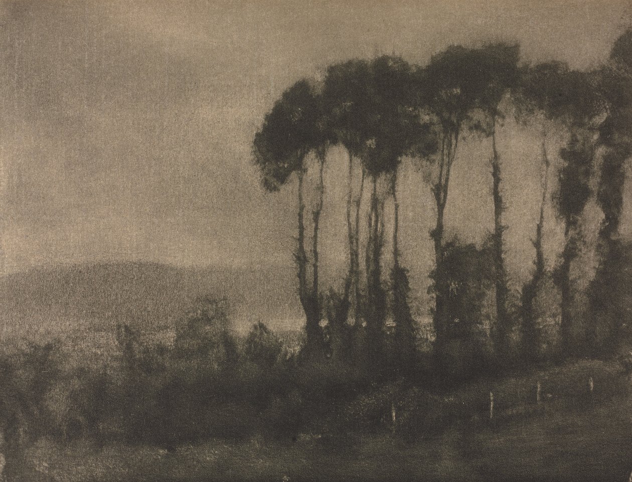 Trabalho de câmera: Toucques Valley, 1906. de Robert Demachy