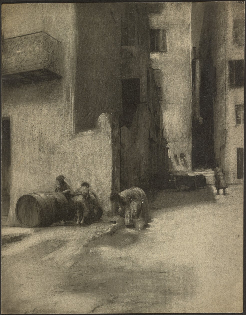 Canto de rua em Menton de Robert Demachy