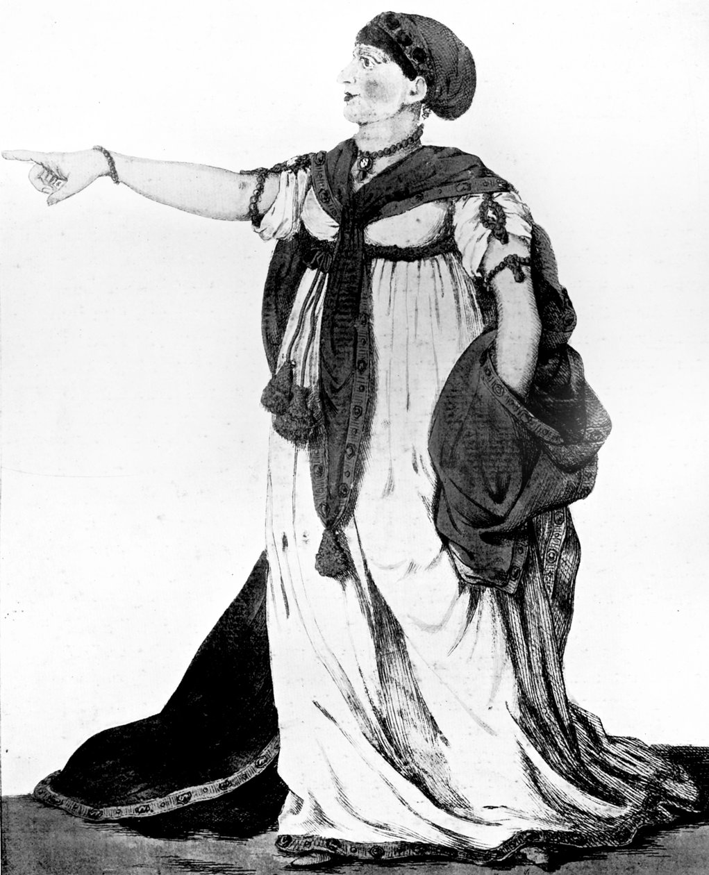 Holdl! - Pizarro - Me ouça! Se nem sempre for justo, pelo menos aja sempre grandemente, 1799 de Robert Dighton
