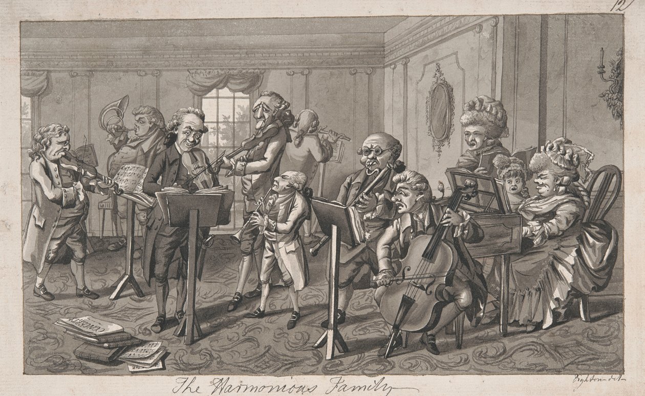 A Família Harmoniosa de Robert Dighton