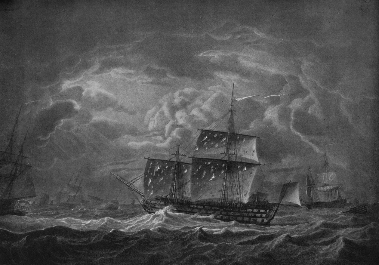 Após a Batalha de Trafalgar, c1806 de Robert Dodd
