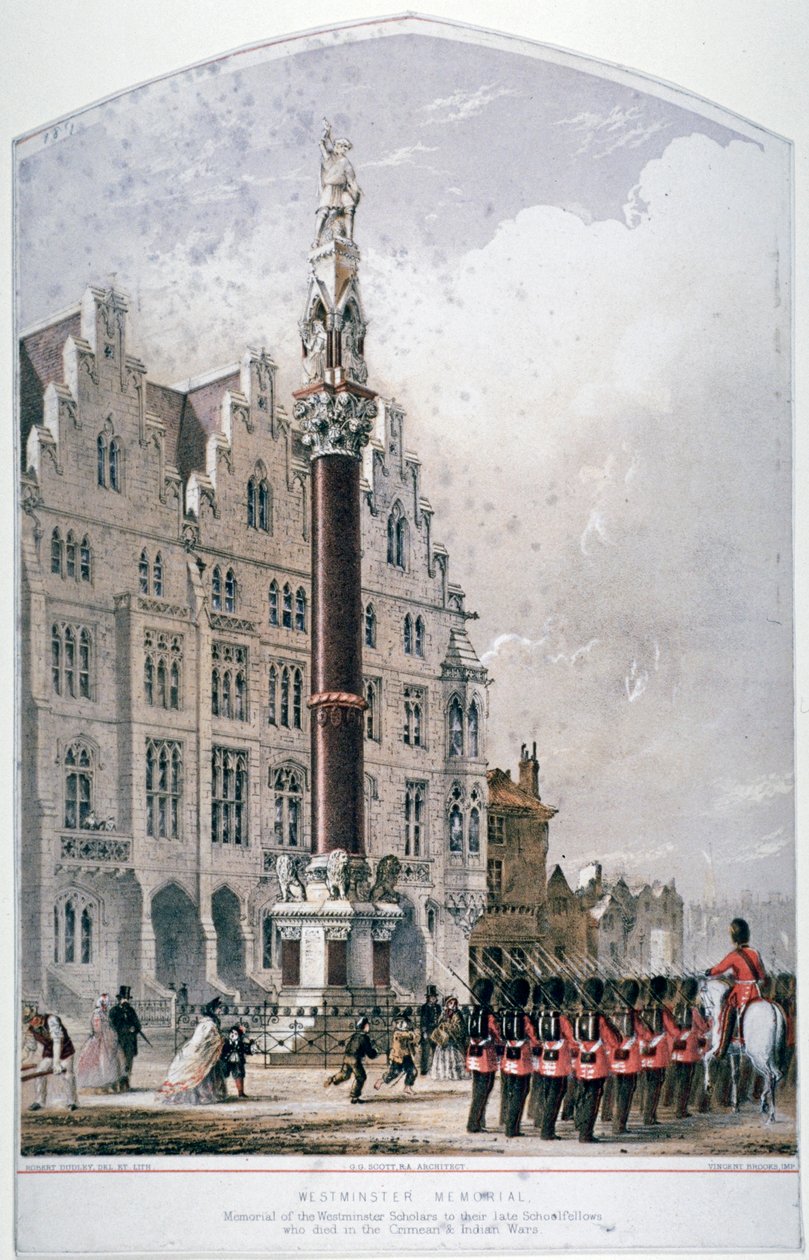 Broad Sanctuary, Westminster, Londres, c1865 de Robert Dudley