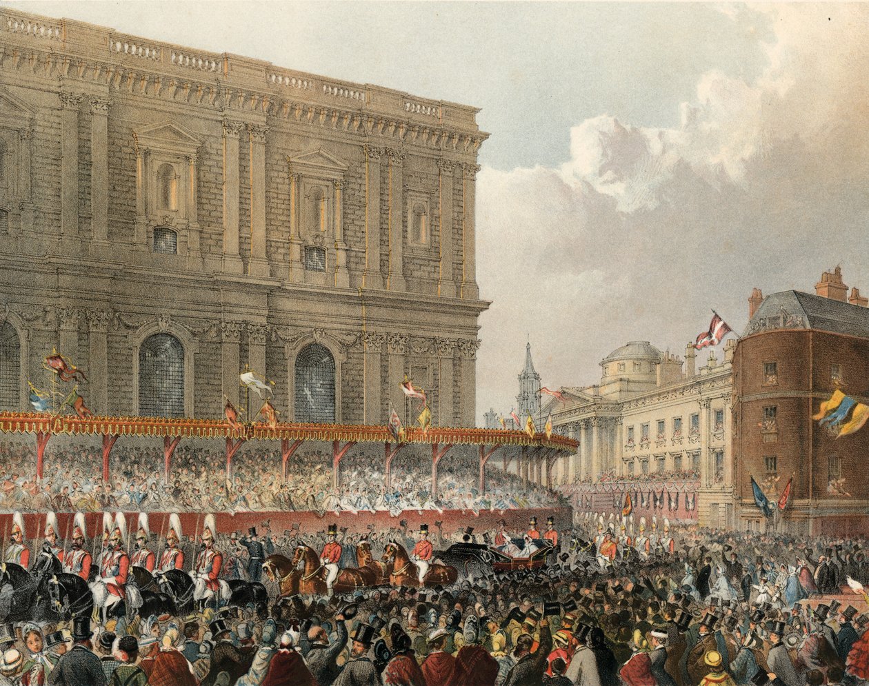 Catedral de São Paulo, 7 de março de 1863 (gravura) de Robert Dudley