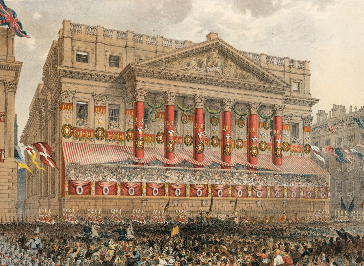 A Mansion House, 7 de março de 1863 (gravura) de Robert Dudley