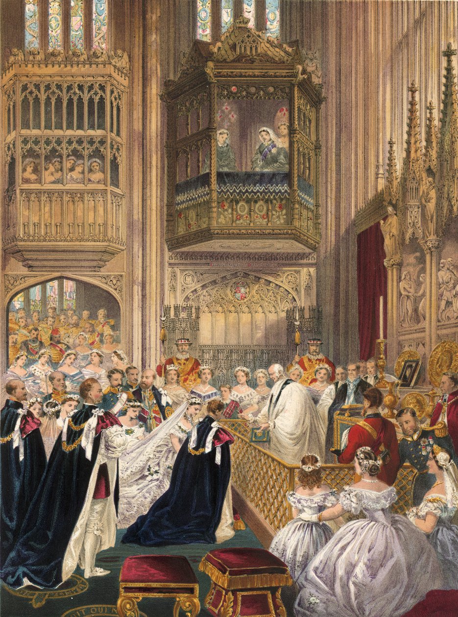 O casamento na Capela de São Jorge, em Windsor de Robert Dudley