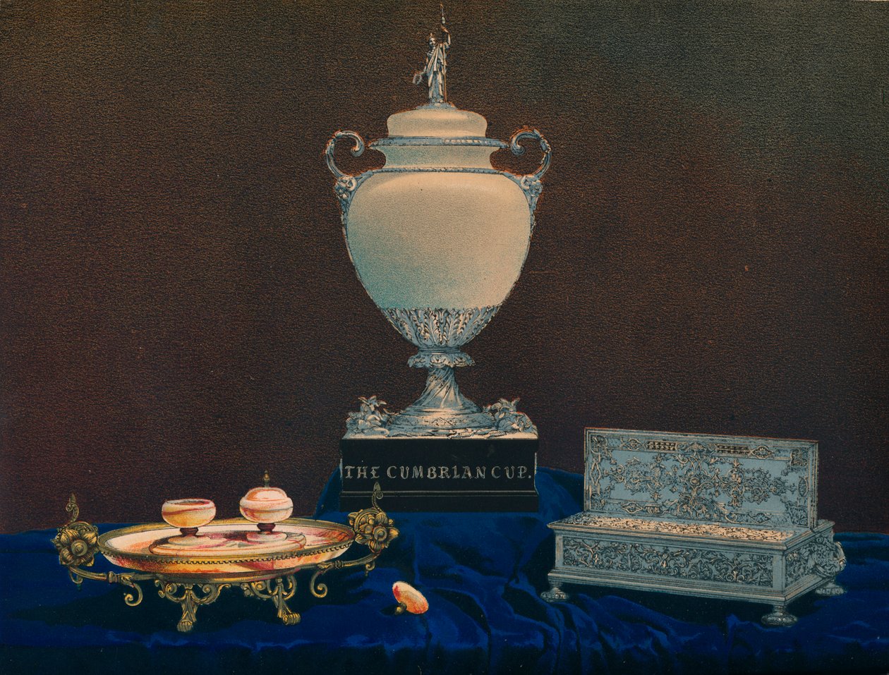 Vaso e tinteiros, 1863. de Robert Dudley