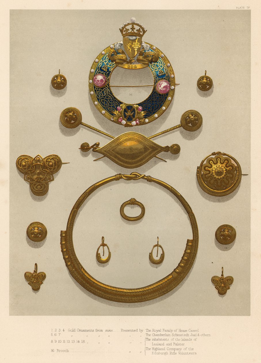 Presentes de casamento (cromolitografia) de Robert Dudley