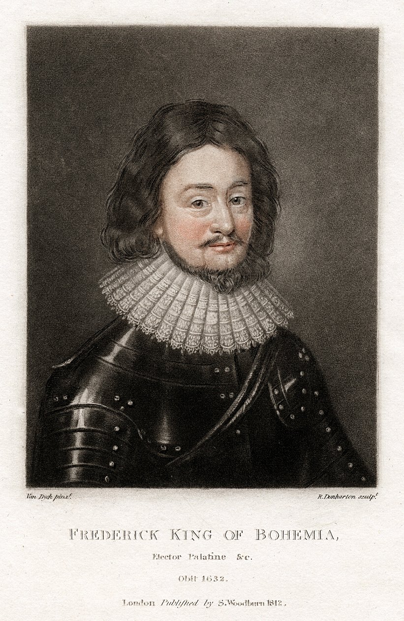 Frederick V 1596-1632 o rei do inverno, 1812 de Robert Dunkarton
