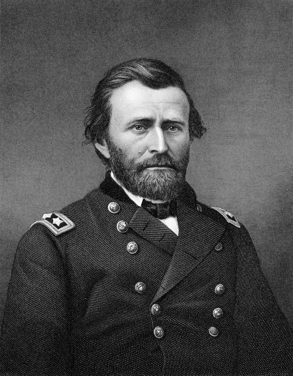 Ulysses S Grant , general americano e 18º presidente dos Estados Unidos, século 19 de Robert E Whitechurch