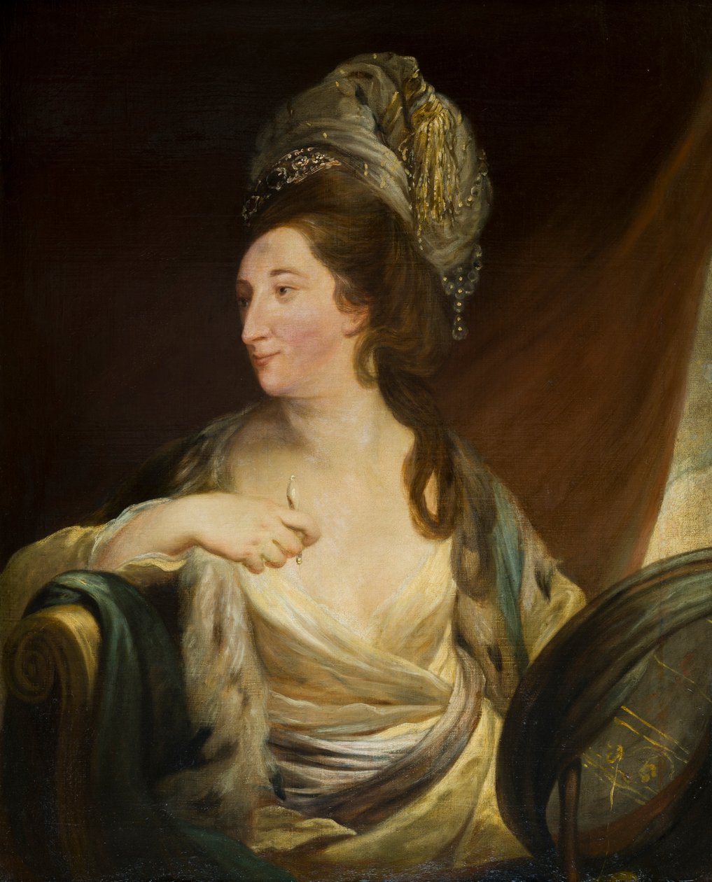 Retrato de Elizabeth Simpson, Lady Bridgeman (1735-1806), c.1750-88 (óleo sobre tela) de Robert Edge Pine