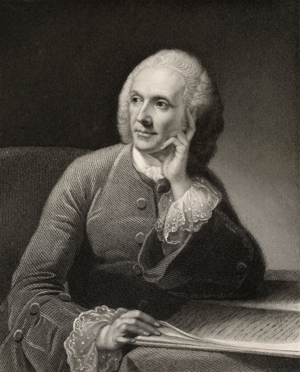 William Hunter, gravado por J. Thompson, da &39;National Portrait Gallery, Volume II&39;, publicado em 1820 de Robert Edge Pine