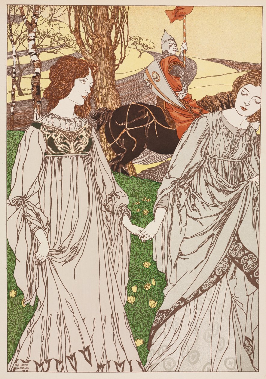 O transeunte Le Passant, 1897. de Robert Engels