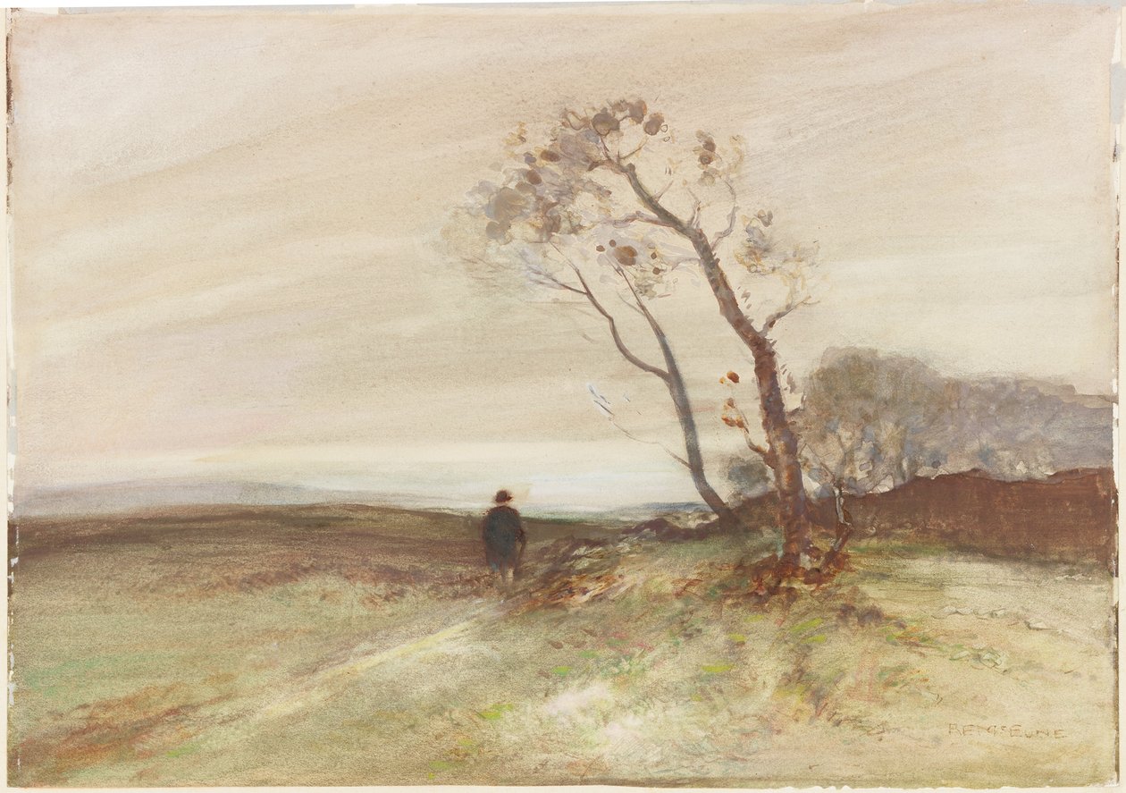 Um dia ventoso (corpinho no papel) de Robert Ernest McEune