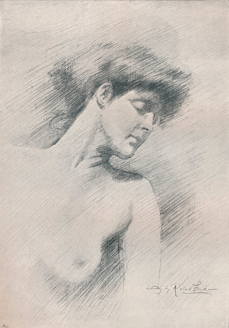 Estudo Feminino, c1895, 1897 de Robert Fowler