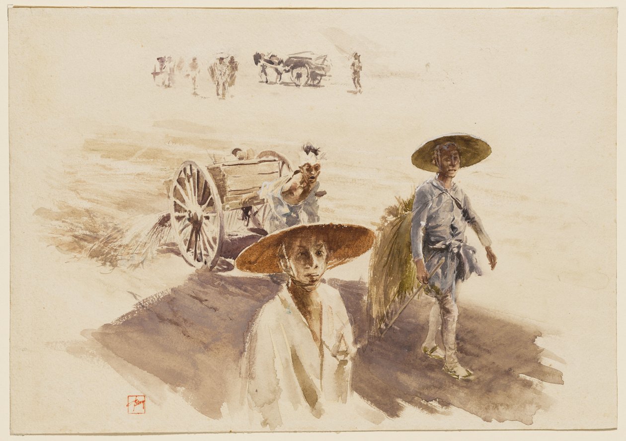 Um carro de rega de Robert Frederick Blum