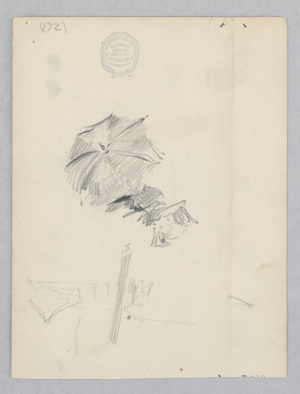 Artista desenhando de Robert Frederick Blum