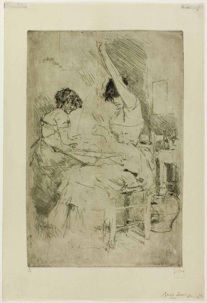Stringers de miçangas, Veneza de Robert Frederick Blum