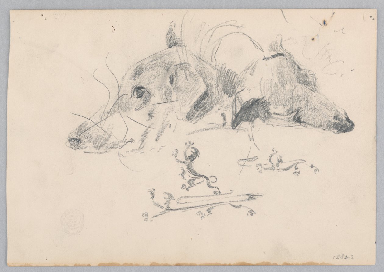 cão e leão de Robert Frederick Blum