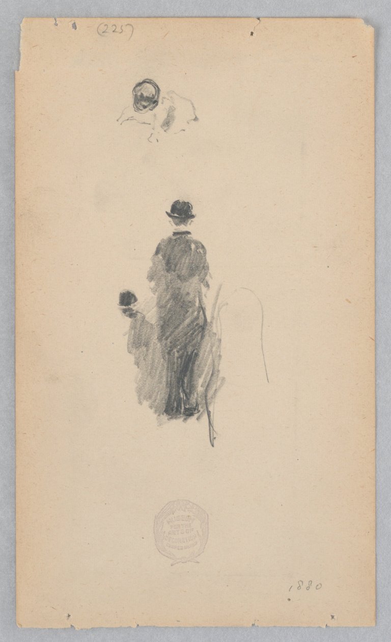 Figuras em uma multidão de Robert Frederick Blum