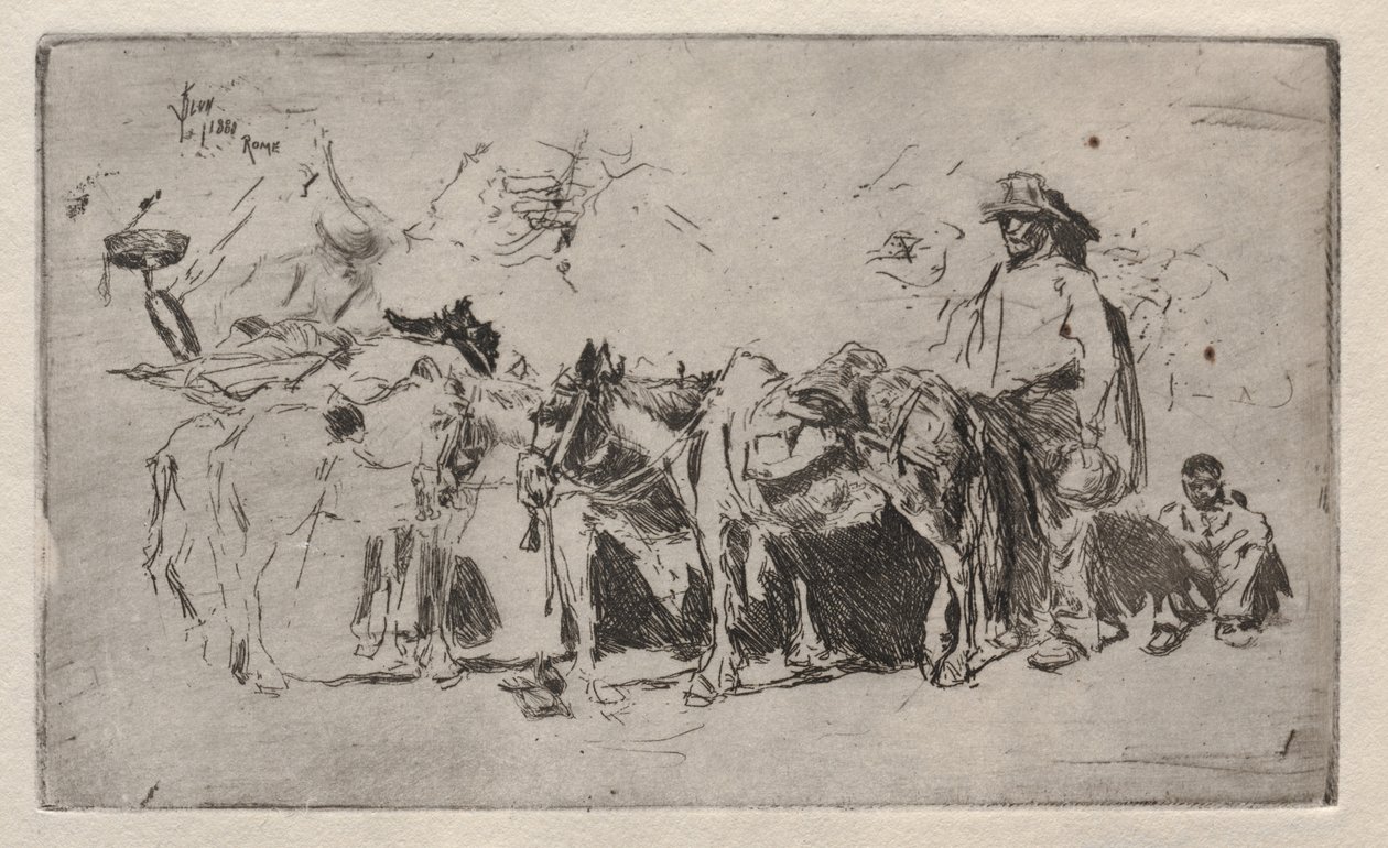 Homens e burros, Roma de Robert Frederick Blum