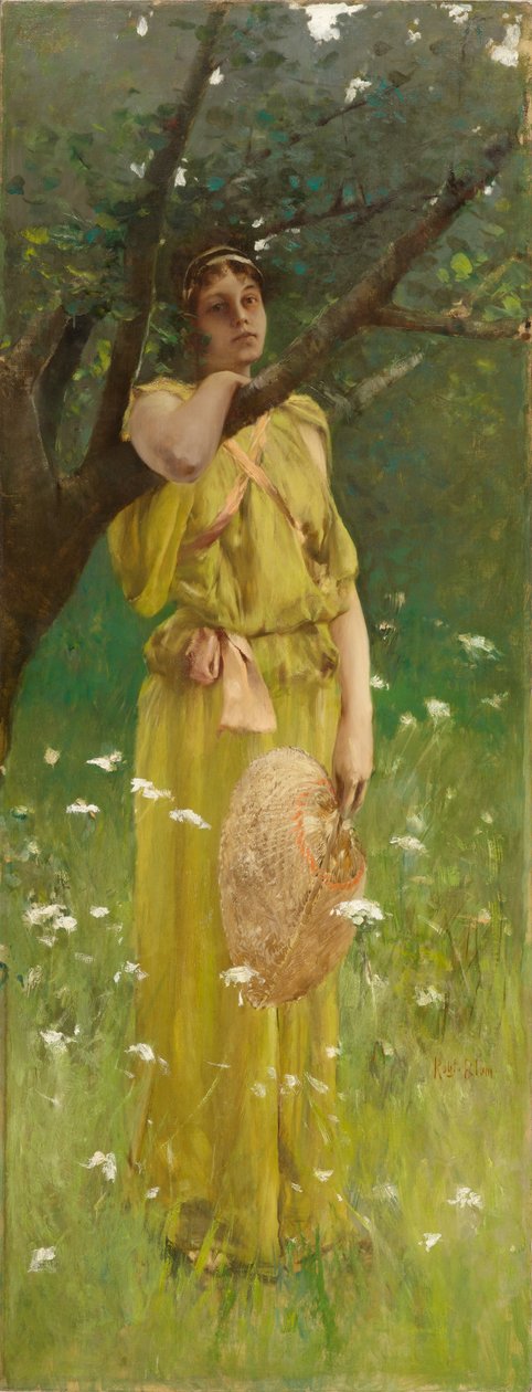 Devaneio, c.1883-1884 (óleo sobre tela) de Robert Frederick Blum