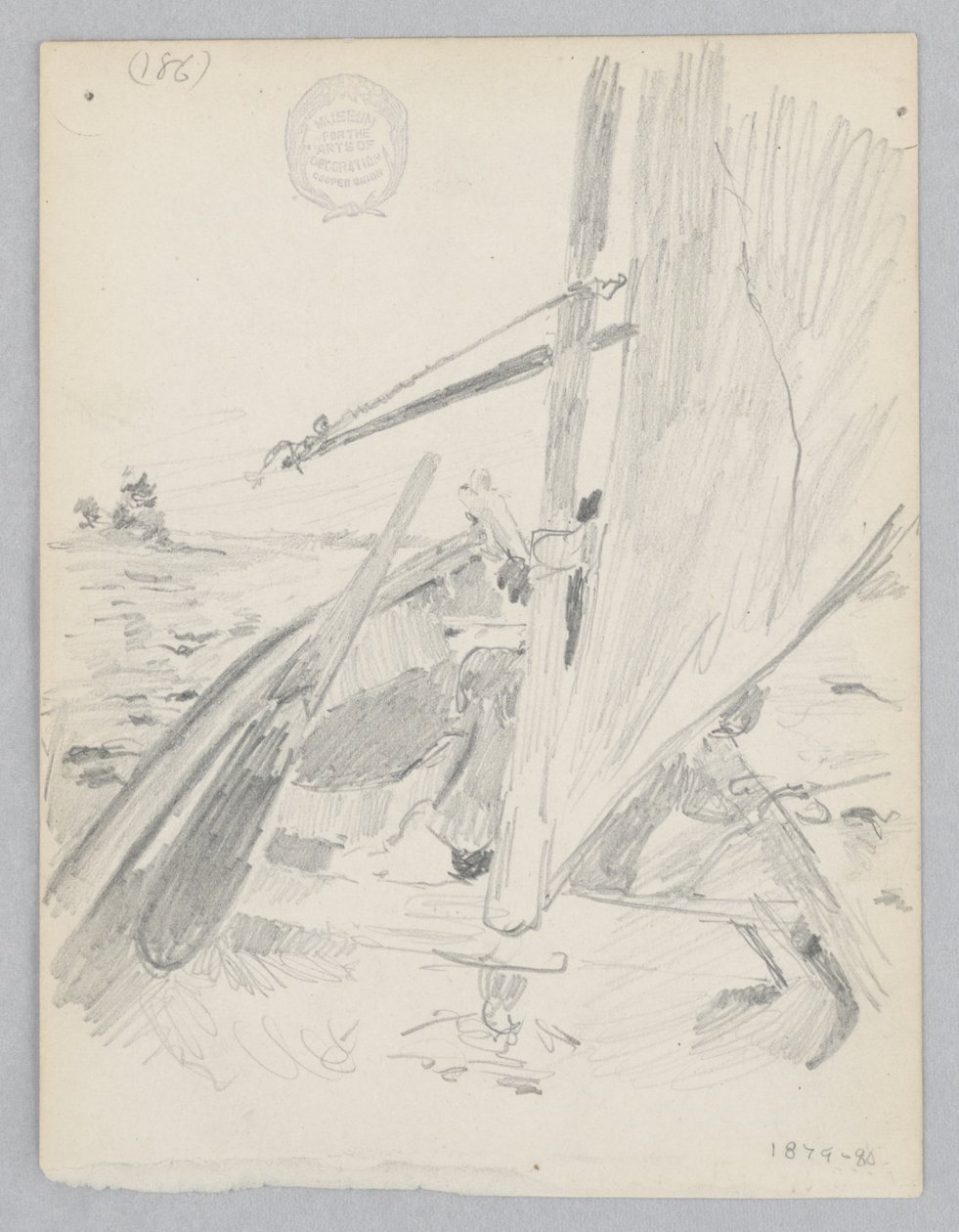 Barco a vela de Robert Frederick Blum