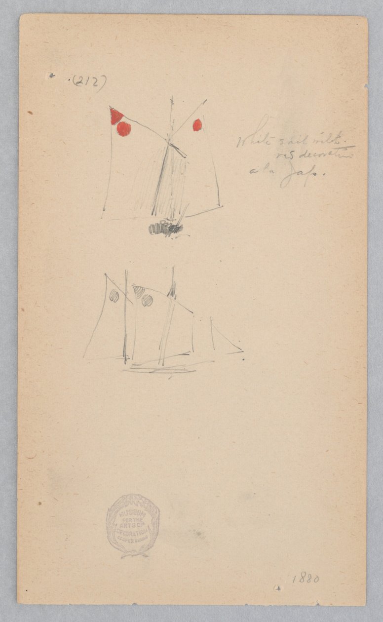 Barco a vela de Robert Frederick Blum