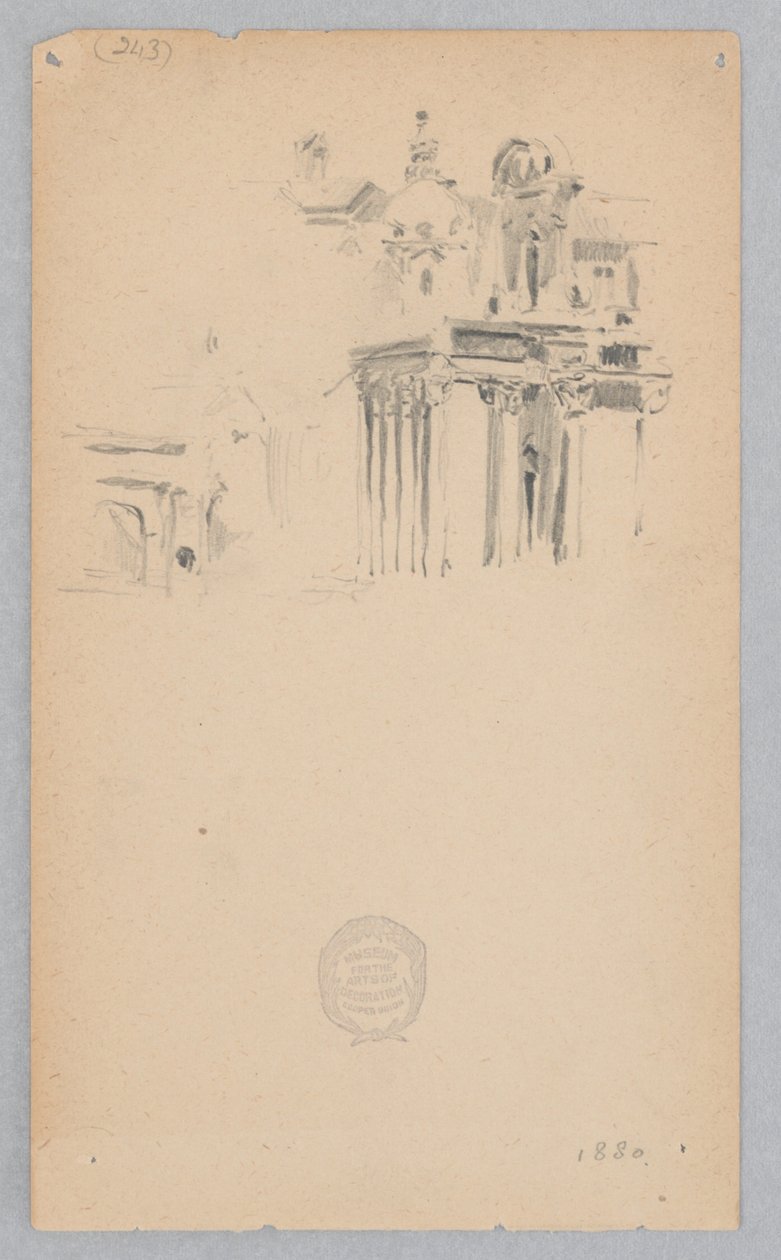 San Lorenzo em Miranda, Roma, Itália de Robert Frederick Blum