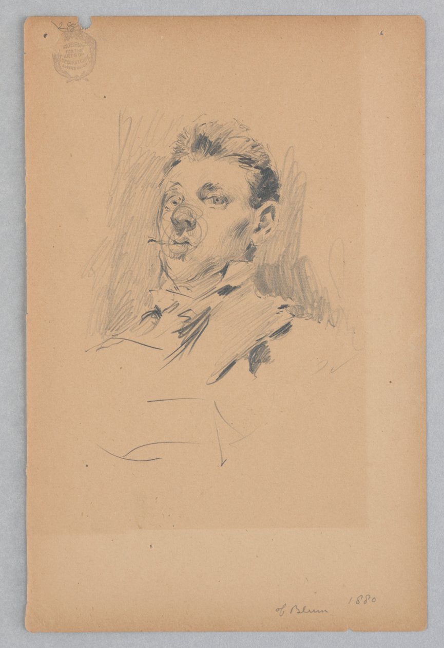 Auto-retrato de Robert Frederick Blum