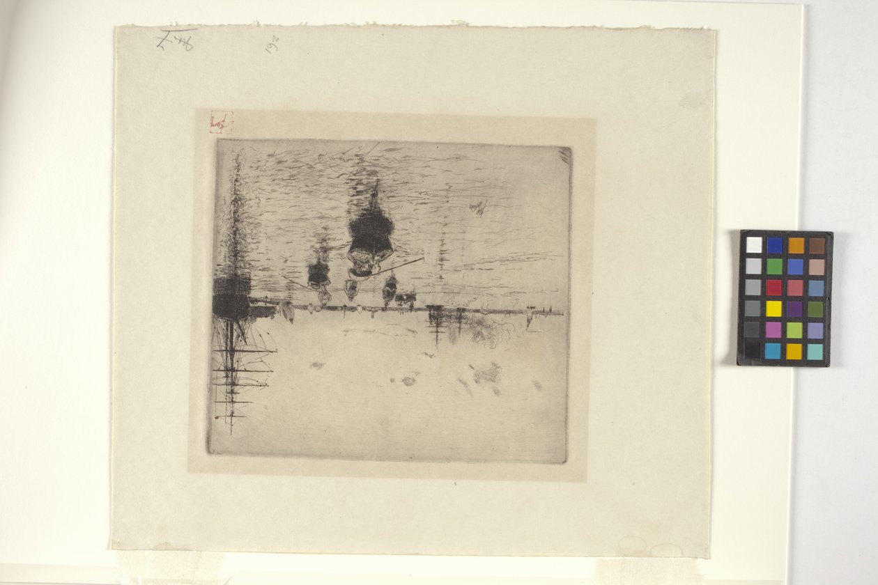 Navegação na lagoa veneziana (gravura) de Robert Frederick Blum