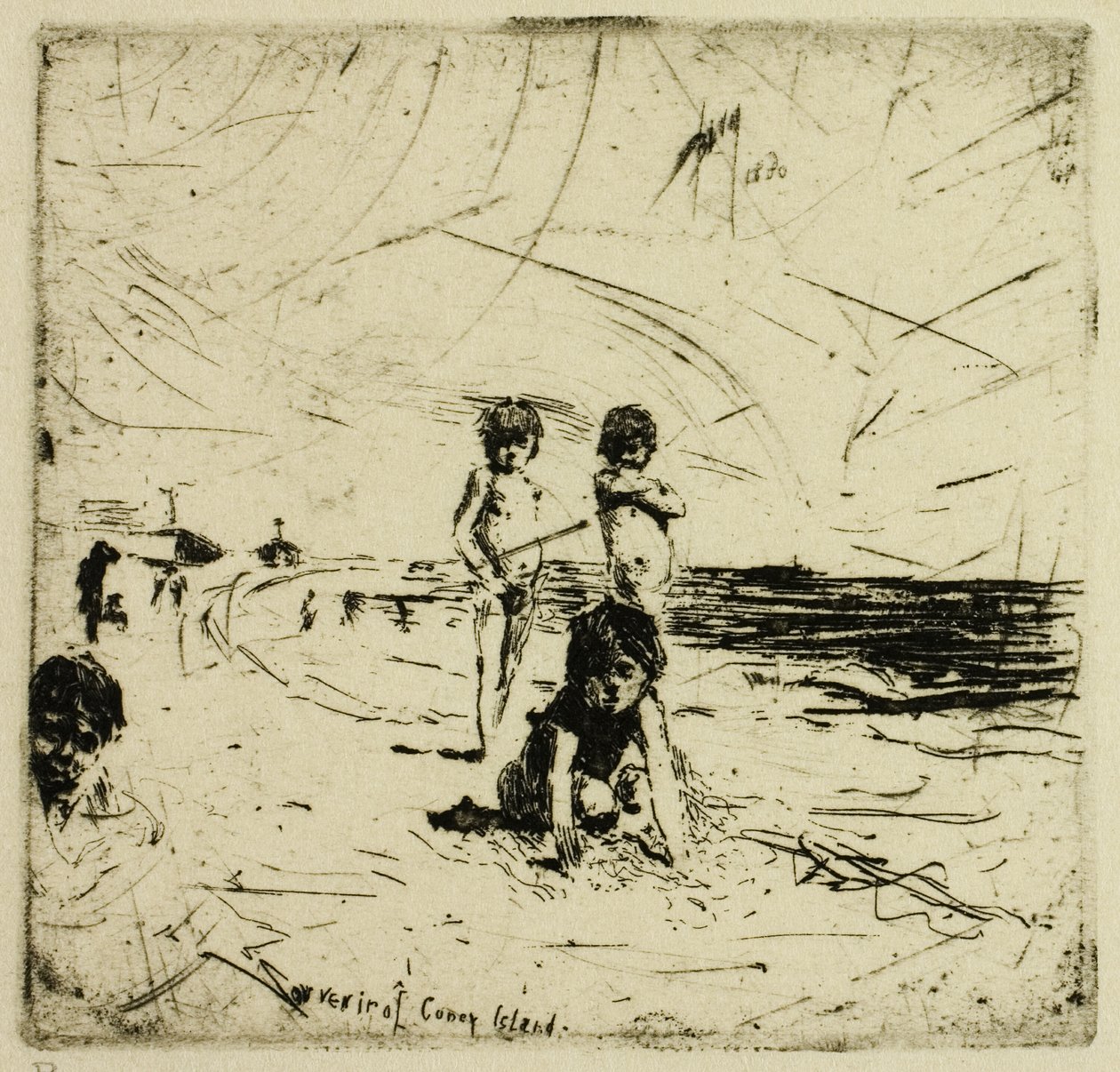 Lembrança de Coney Island de Robert Frederick Blum