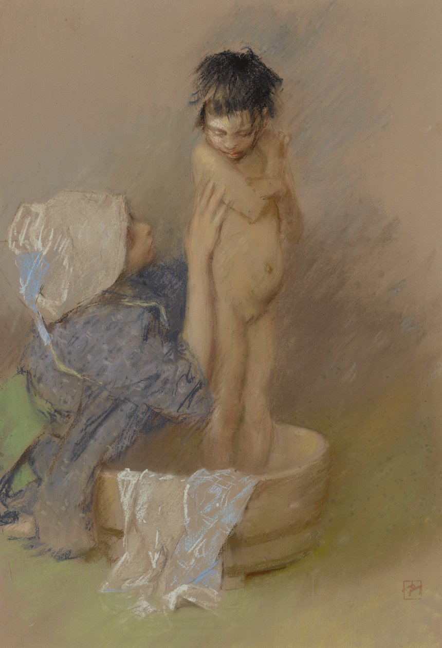 O banho, 1890 de Robert Frederick Blum