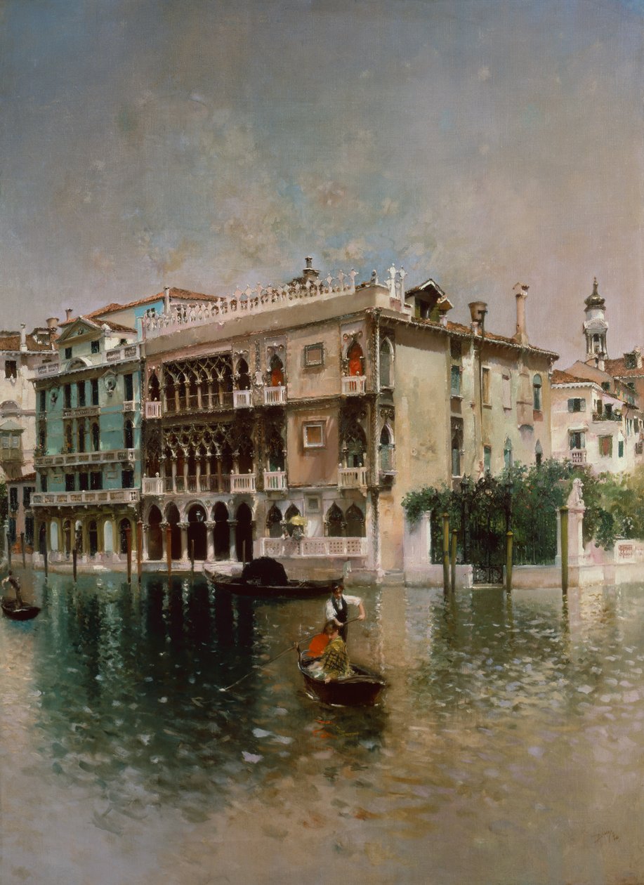 O Grande Canal, Veneza de Robert Frederick Blum