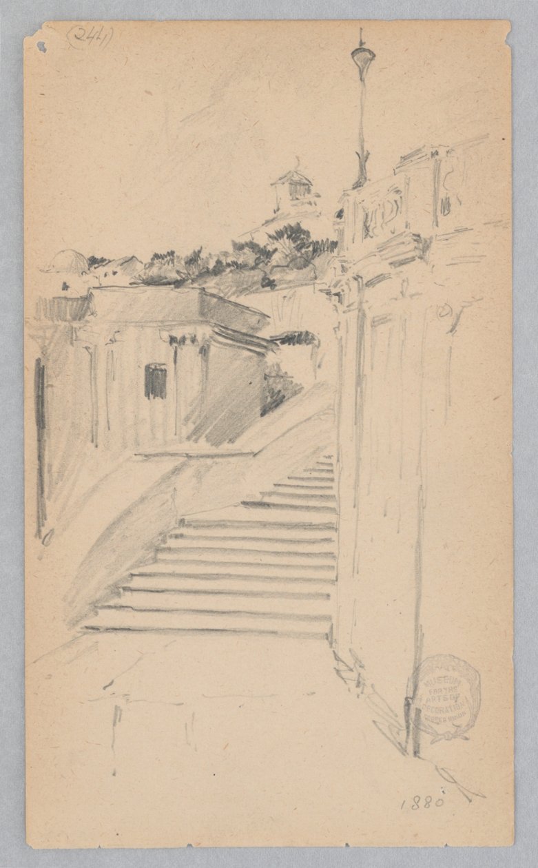 Vista de Roma, Itália de Robert Frederick Blum