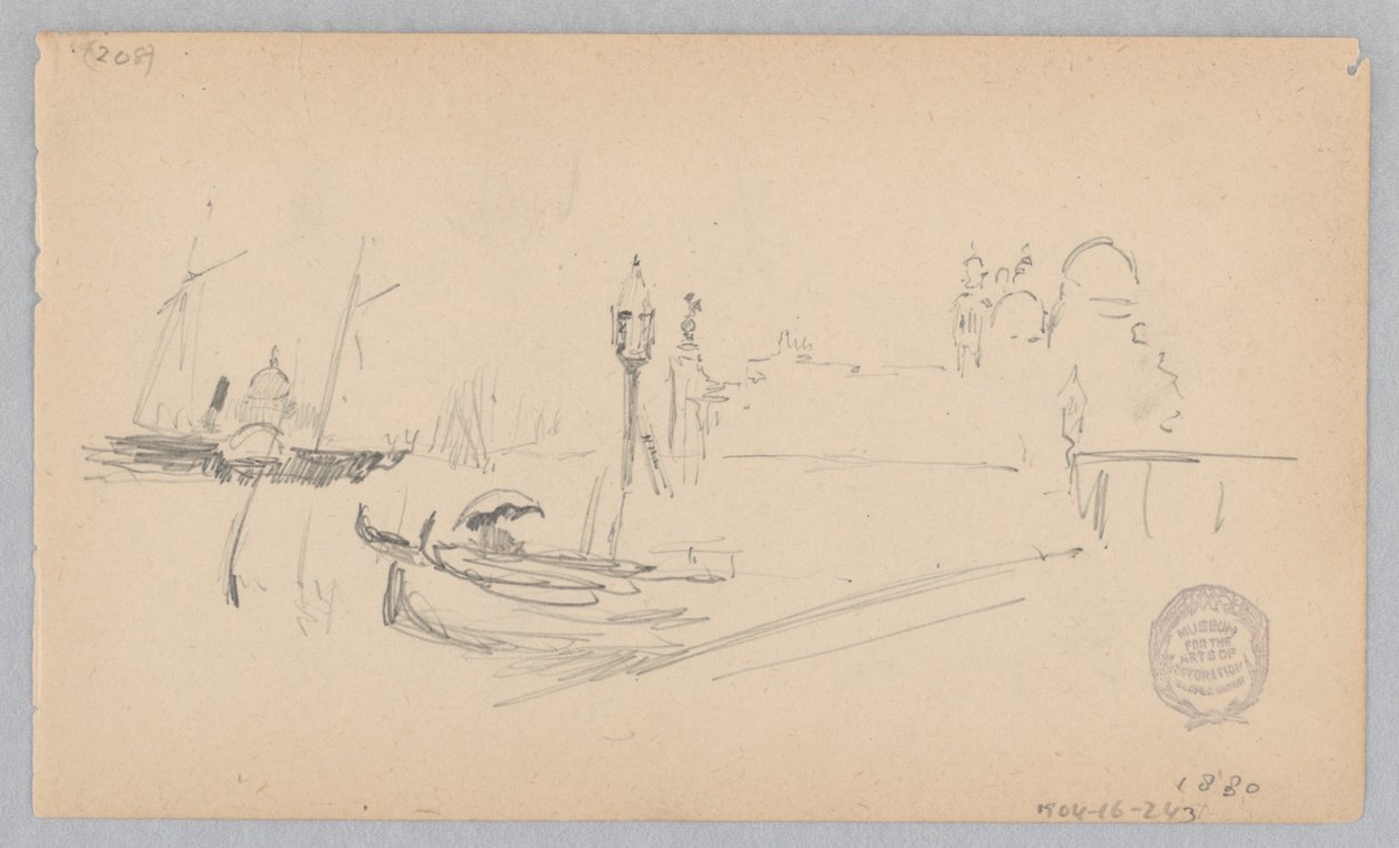 Vista de Veneza, Itália de Robert Frederick Blum