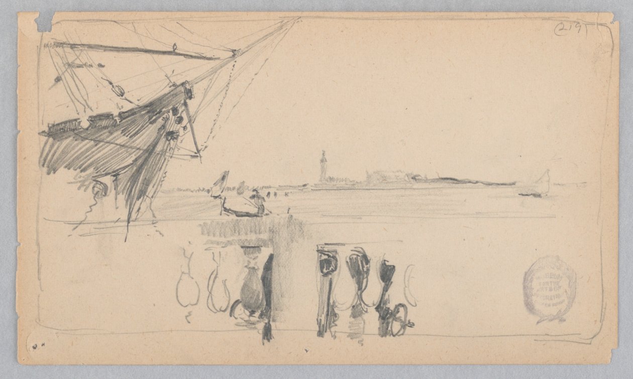 Vista de Veneza, Itália de Robert Frederick Blum