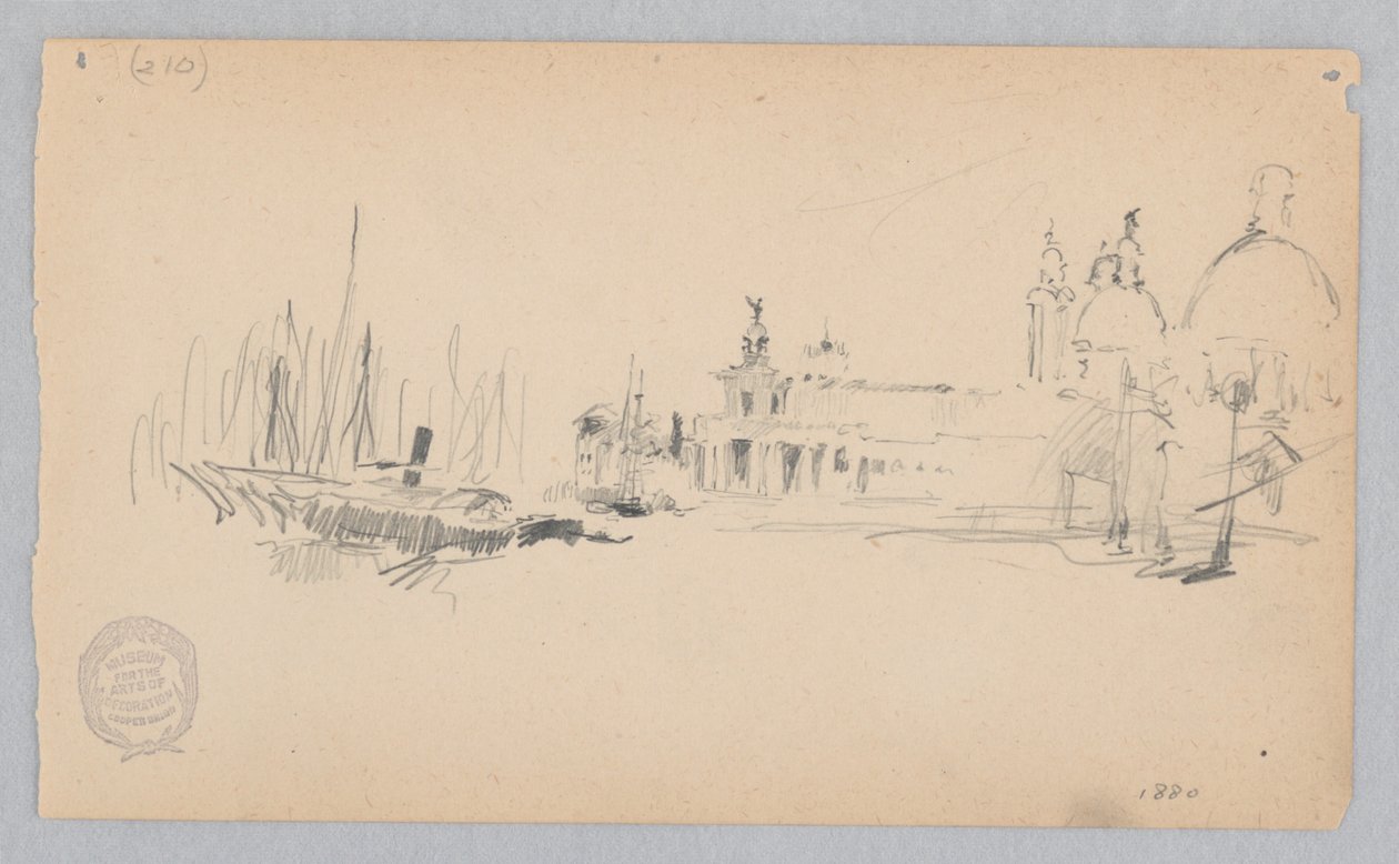 Vista de Veneza, Itália de Robert Frederick Blum