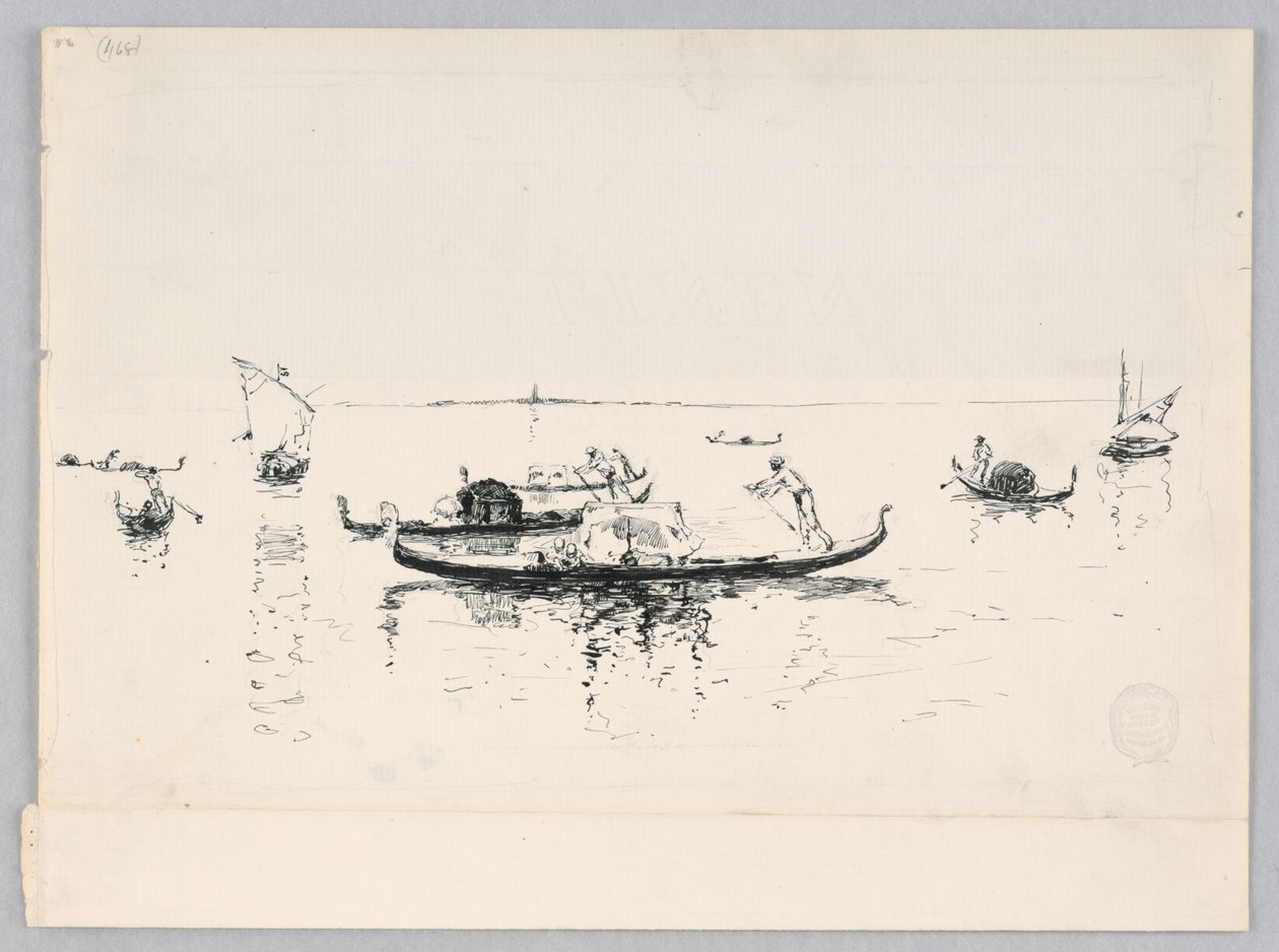 Vista de Veneza, Itália de Robert Frederick Blum