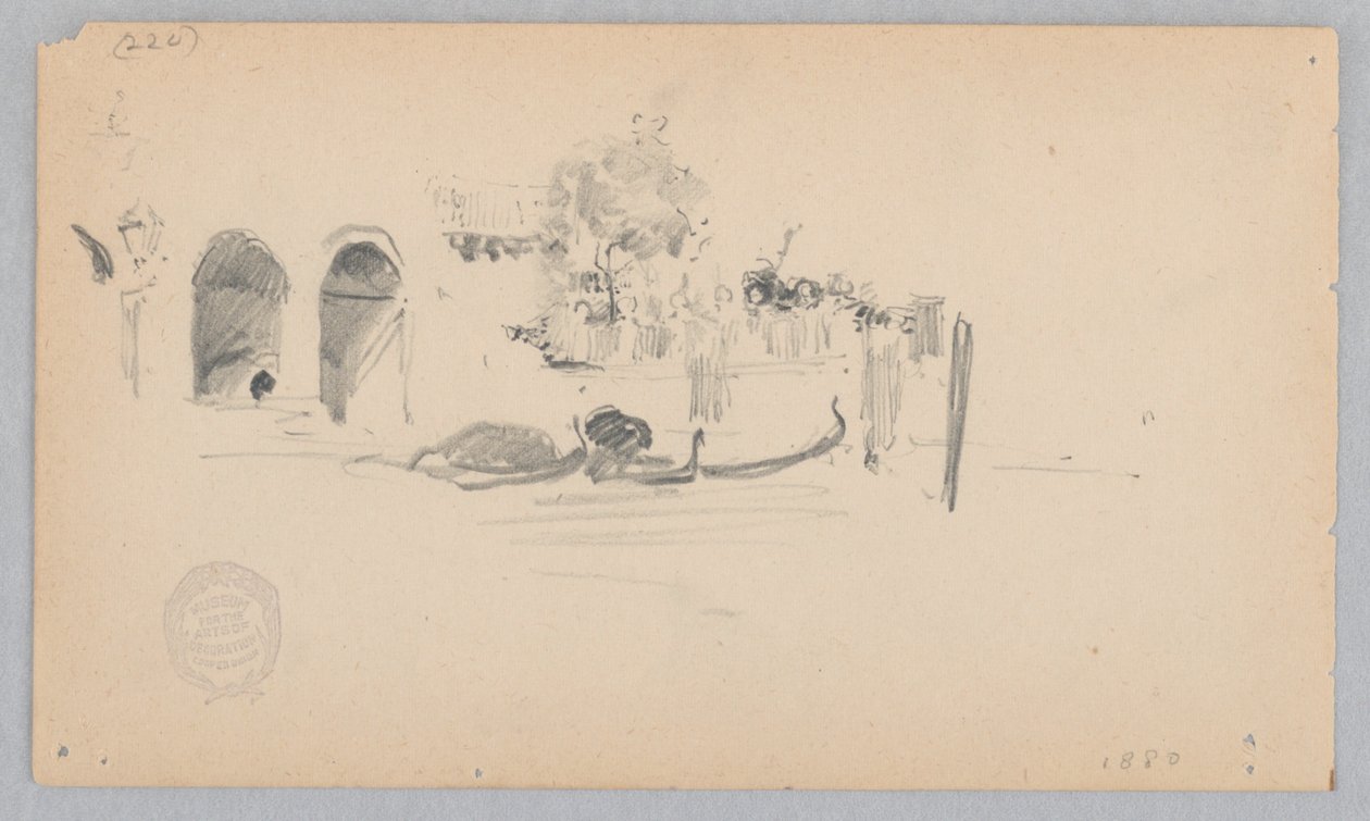 Vista de Veneza, Itália de Robert Frederick Blum