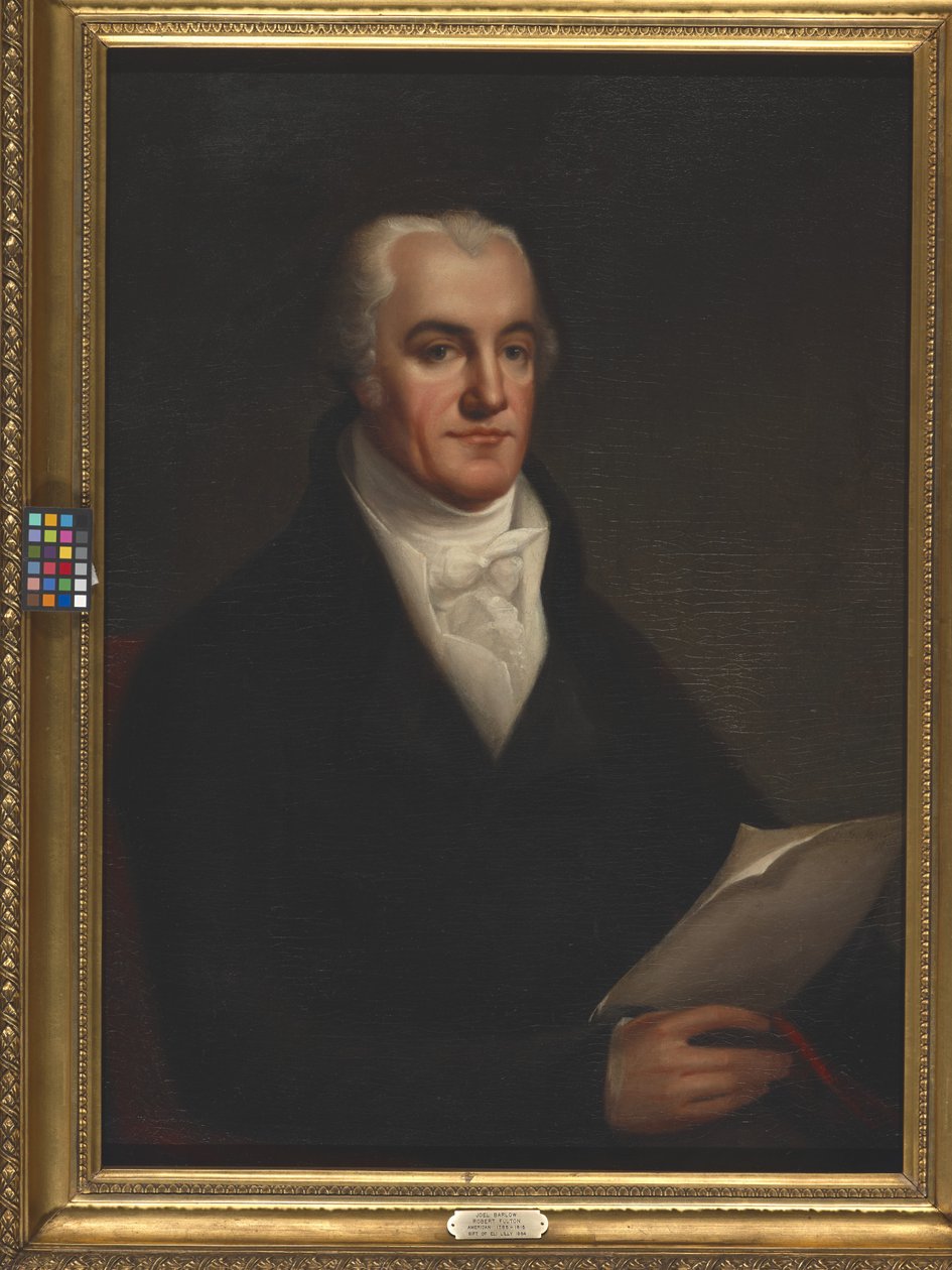 Retrato de Joel Barlow (óleo sobre tela) de Robert Fulton