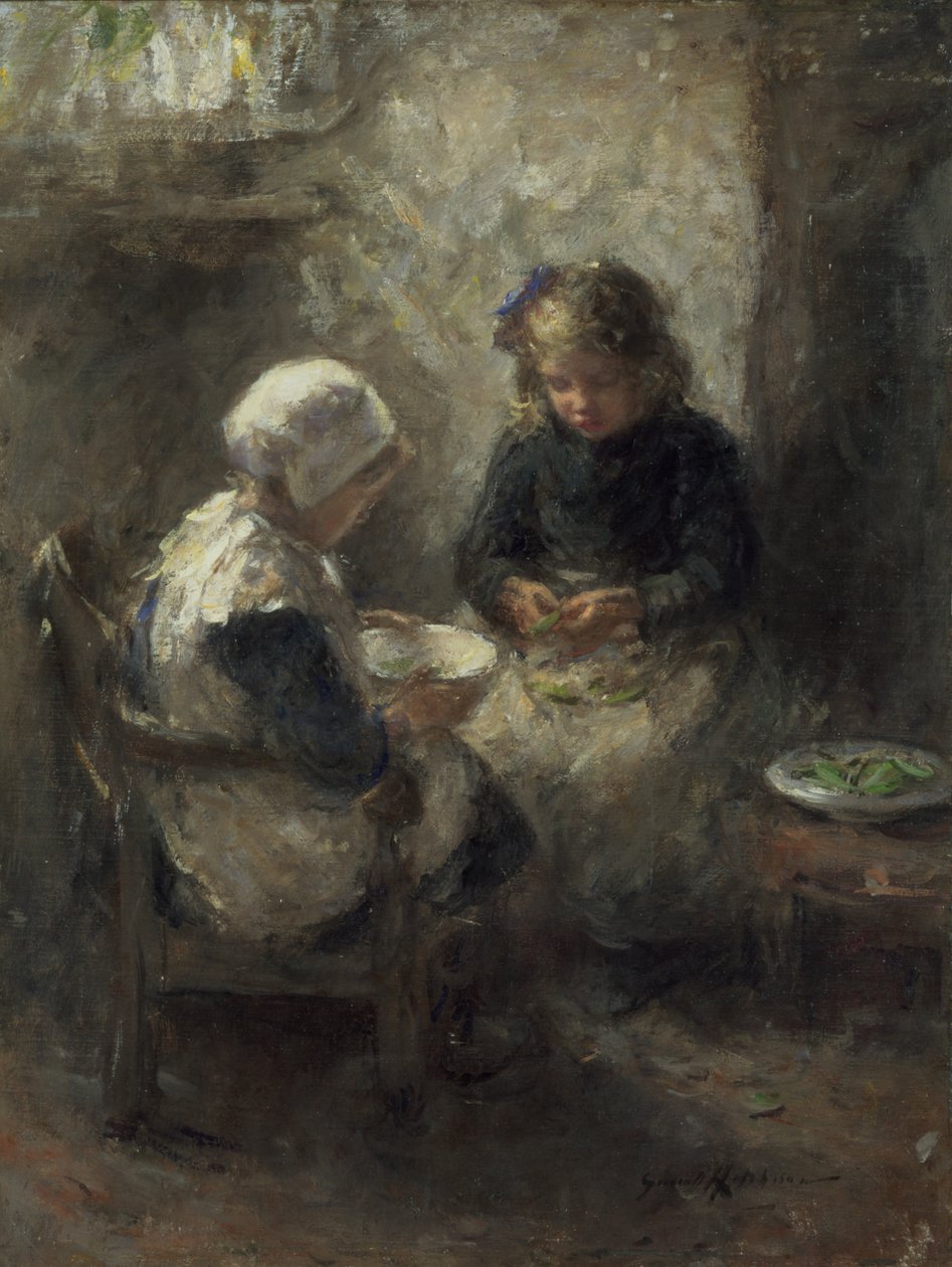 Descascar ervilhas de Robert Gemmell Hutchison