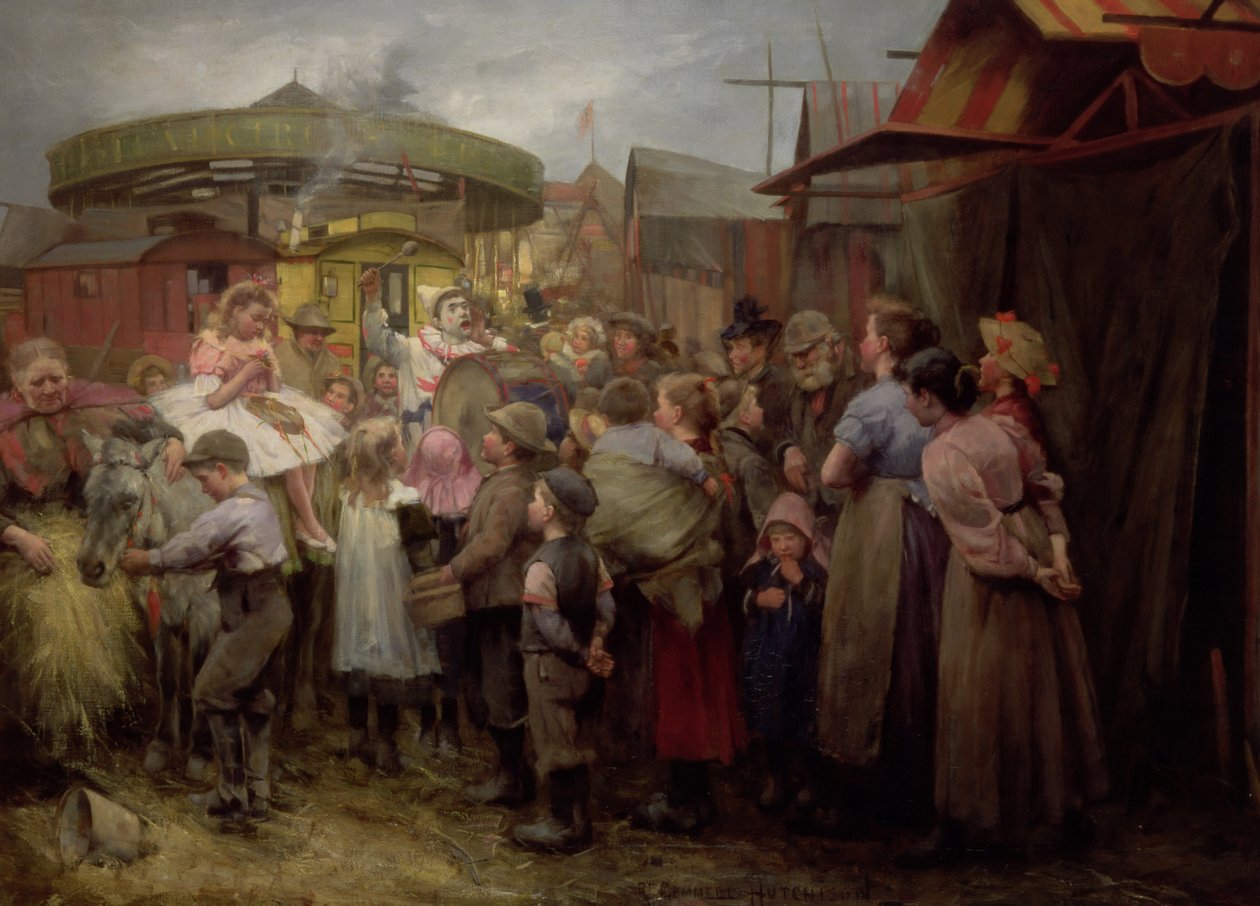 O Carnaval da Aldeia Oi! Oi! Oi! 1890s de Robert Gemmell Hutchison