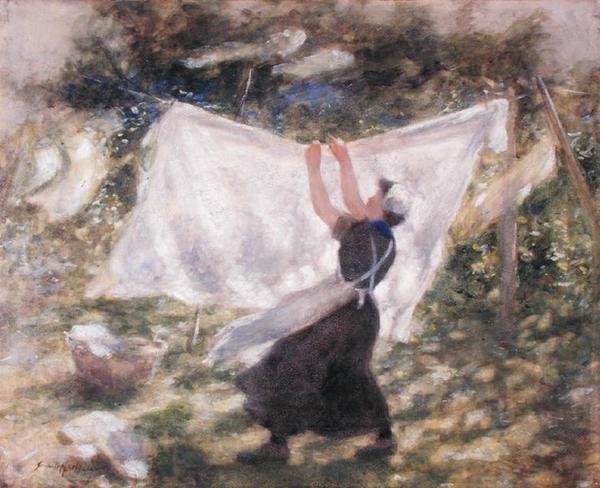 Luz do Sol e Sombras (aguarela sobre papel) de Robert Gemmell Hutchison
