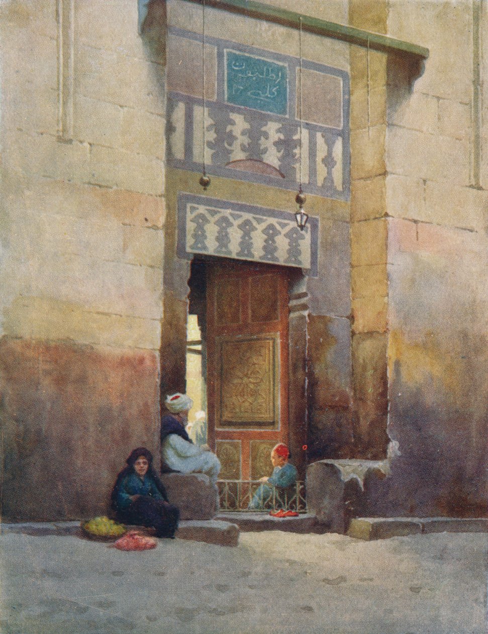 Porta da Mesquita, Cairo, c1880, 1904 de Robert George Talbot Kelly