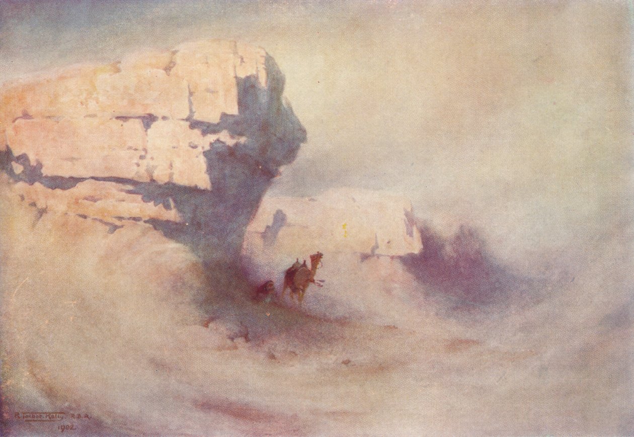 Tempestade de areia, c1880, 1904 de Robert George Talbot Kelly