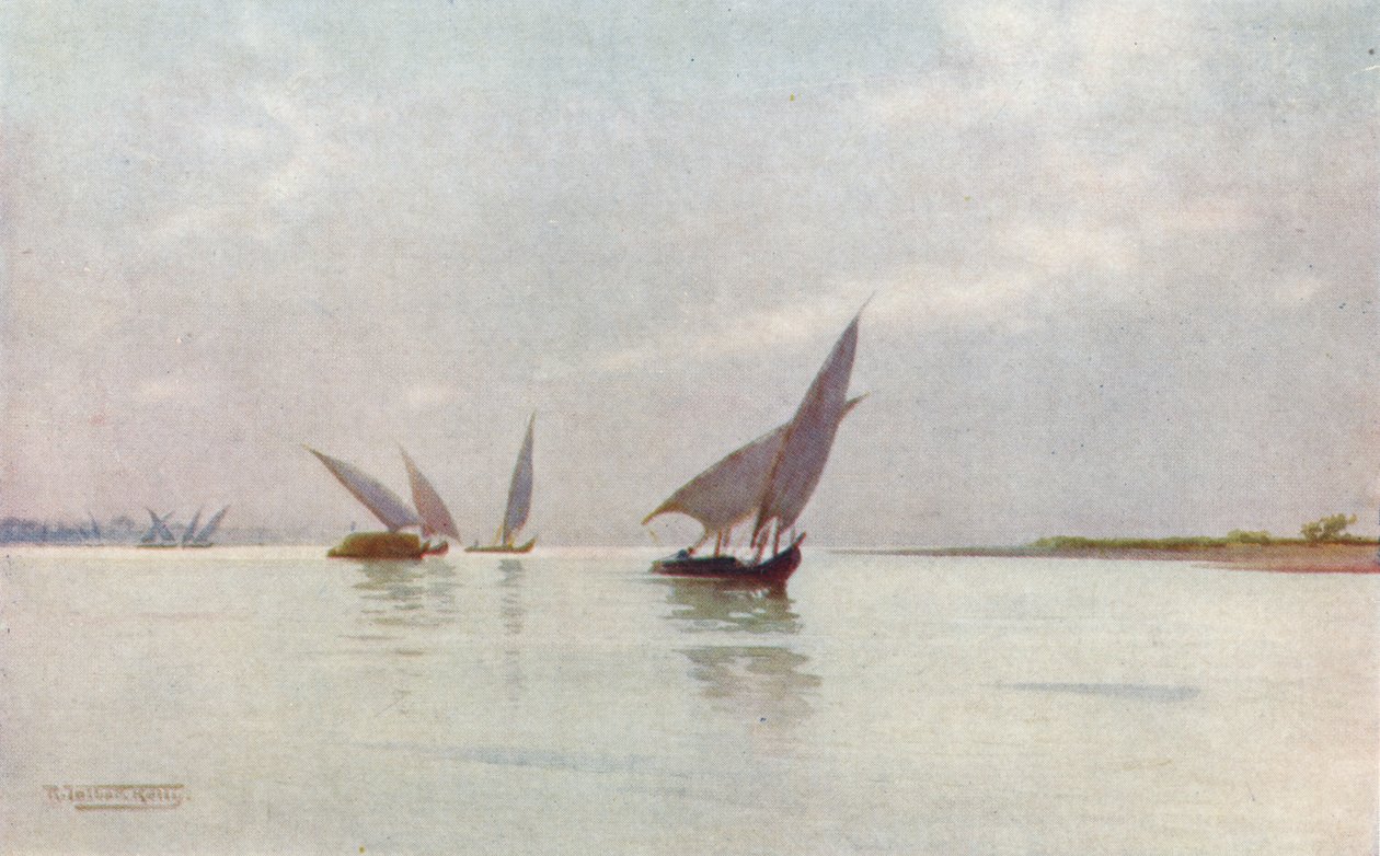 Um dia prateado no Nilo, c1880, 1904 de Robert George Talbot Kelly