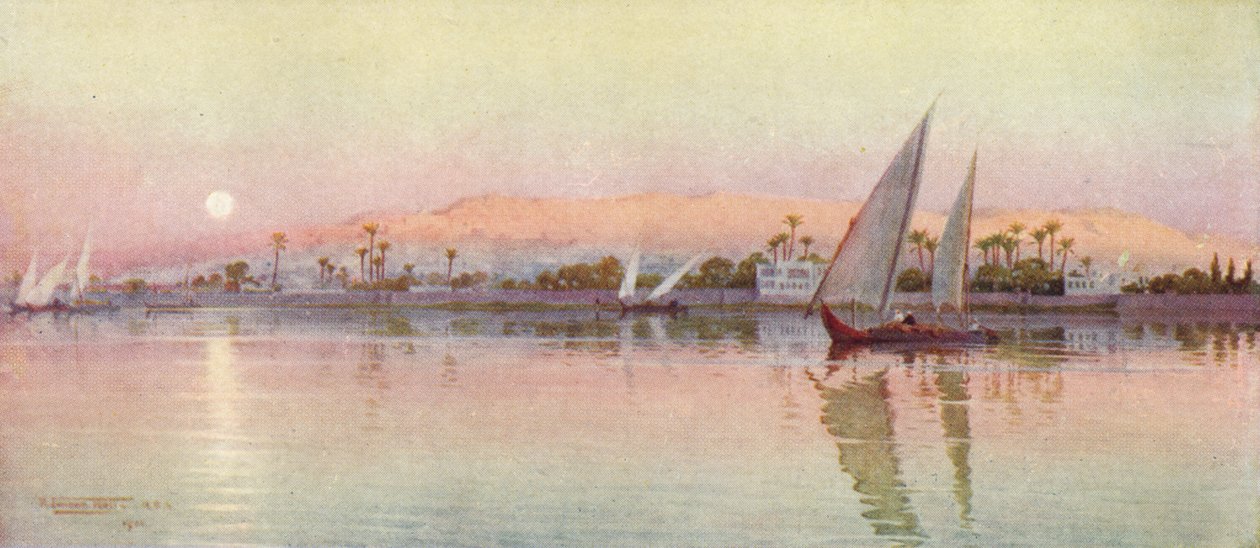 Cairo do Rio-Noite, c1880, 1904 de Robert George Talbot Kelly