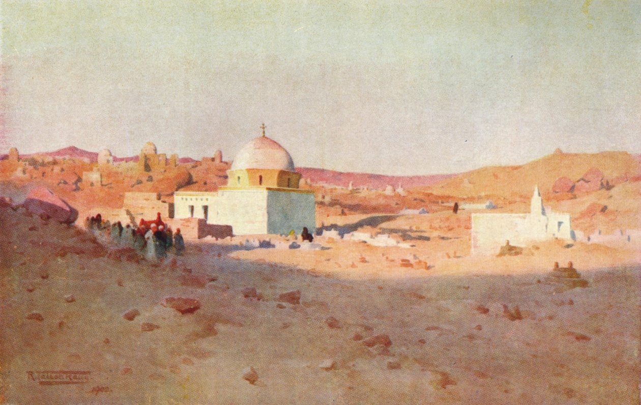 Cemitério Cufic, Assuan, c1880, 1904 de Robert George Talbot Kelly